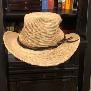 Goorin Bros straw hat with trim XXL